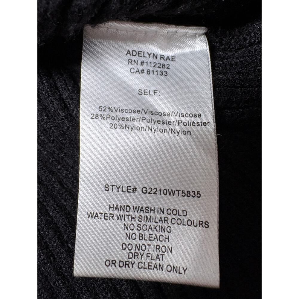 Revolve Quiet Luxury Greylin Penny Off Shoulder Ribbed Sweater Top Black S - Picture 12 of 13